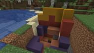 A partially excavated trail ruin in Minecraft's old growth birch forest biome (Image via Mojang)